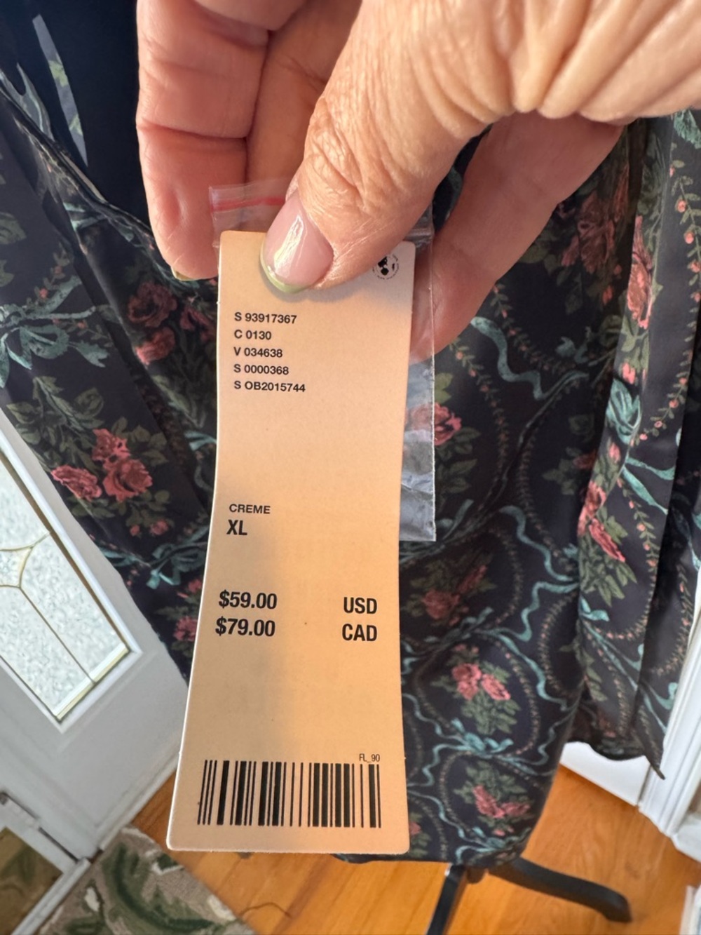 Urban Outfitters Floral Satin Mini Dress with Double Bow Back- szX-Large -NWT - Picture 10 of 14